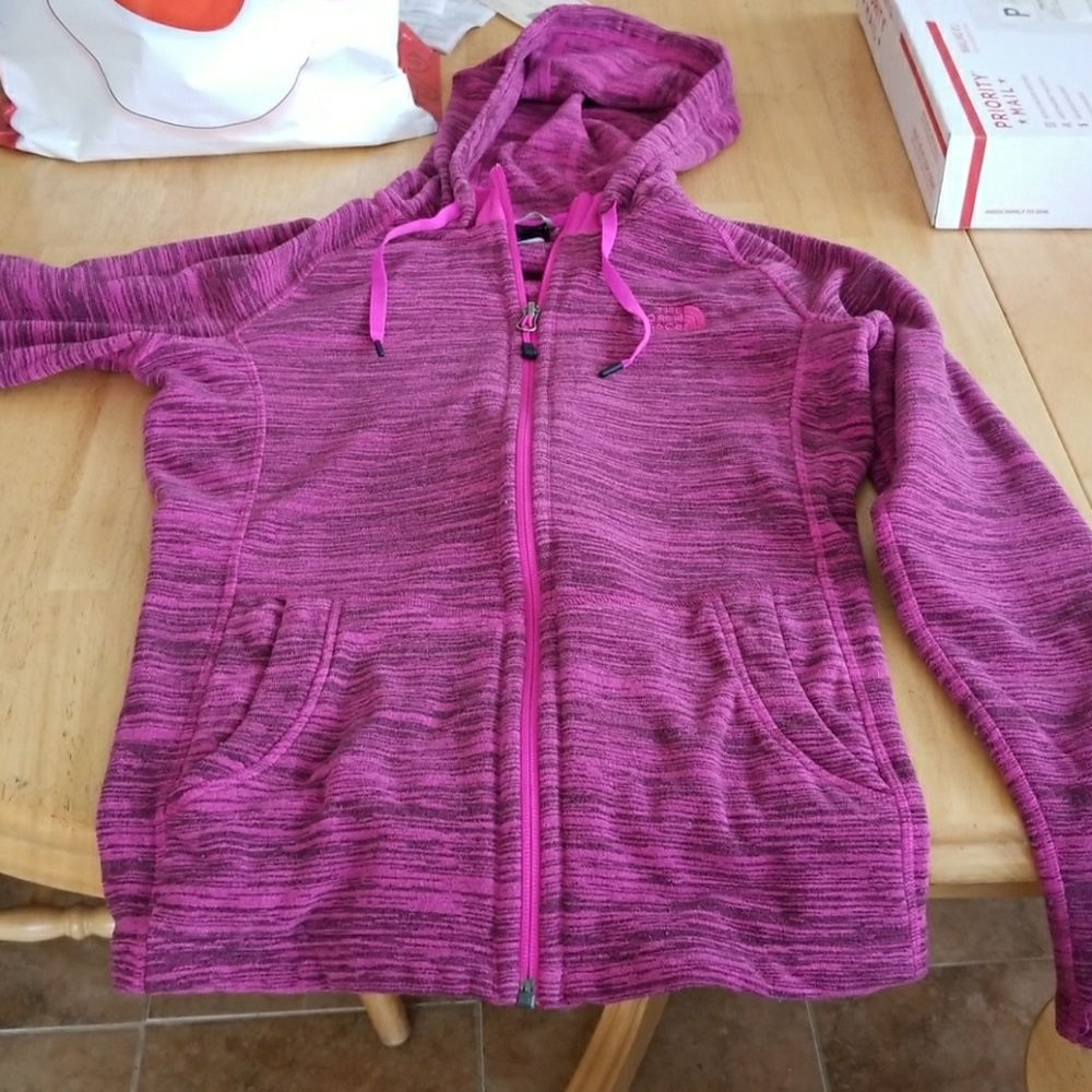 North face hooded sweatshirt